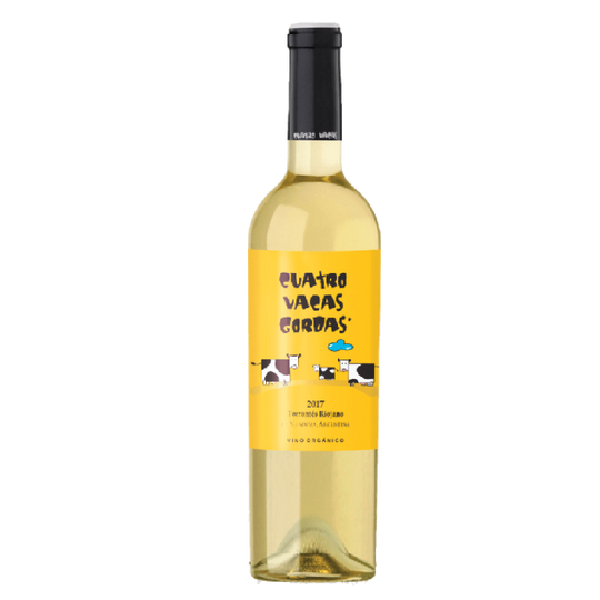 VINO BLANCO TORRONTES ORGANICO 4 VACAS GORDAS X 750ML (CALIGIORE)